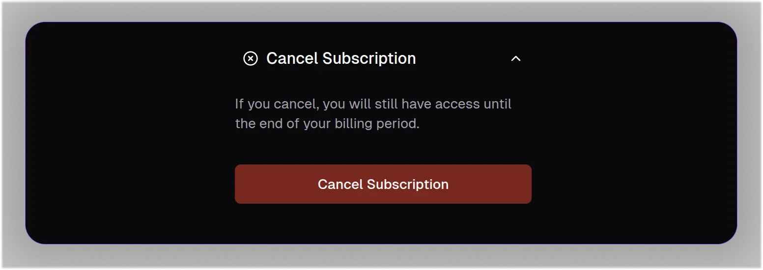 Ourdream AI - Cancel Subscription